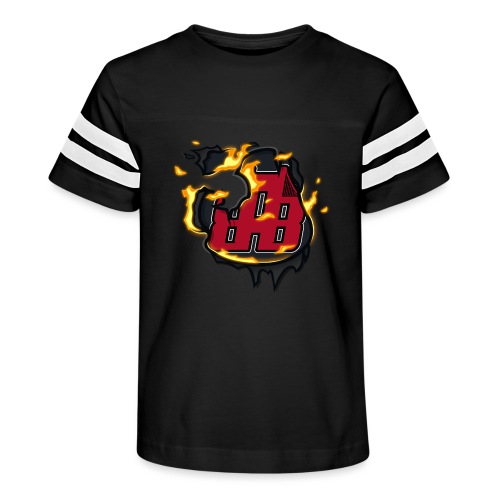 BAB Logo on FIRE! - Kid's Football Tee