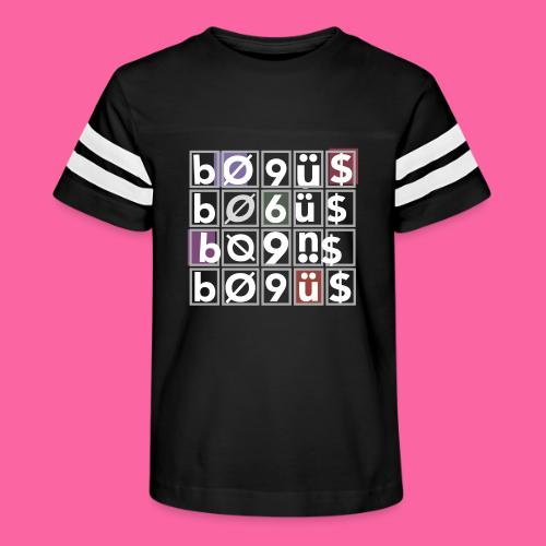 Wonky Bogus 2 - Kid's Football Tee