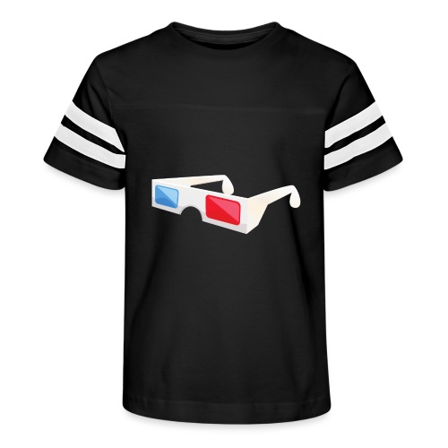 3D glasses - Kid's Vintage Sports T-Shirt