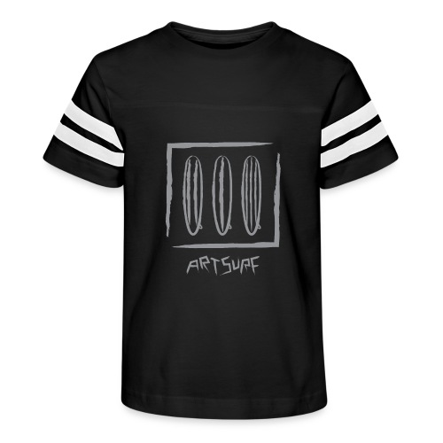 213 ArtSurf© Logo in Grey for Dark Background Swag - Kid's Vintage Sports T-Shirt