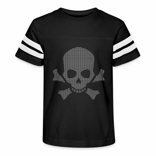 Love Skull Bones shirt Gift Idea - Kid's Football Tee