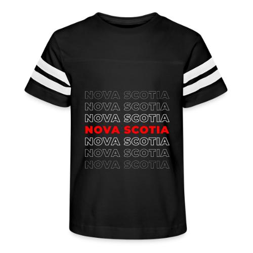Nova Scotia Script - Kid's Football Tee