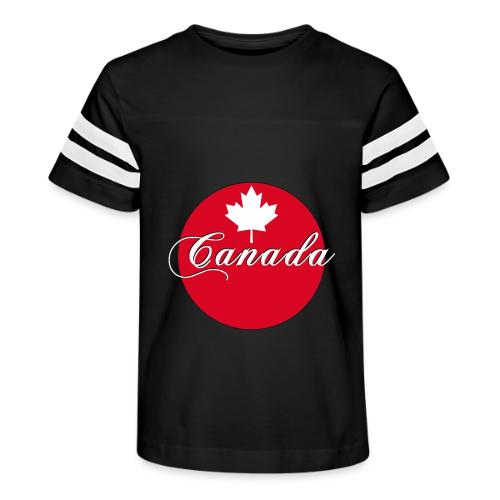 Canada in red and white - Kid's Football Tee