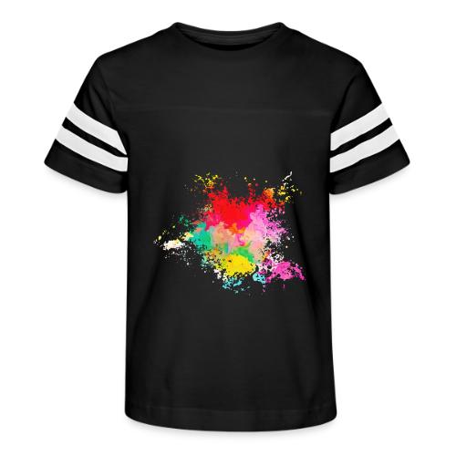 Psychedelic: Color Storm - Kid's Football Tee