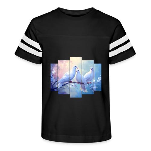 Symbols of Peace and Serenity - Kid's Football Tee
