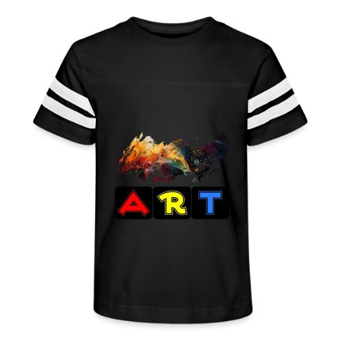 Pulse of Art - Kid's Football Tee
