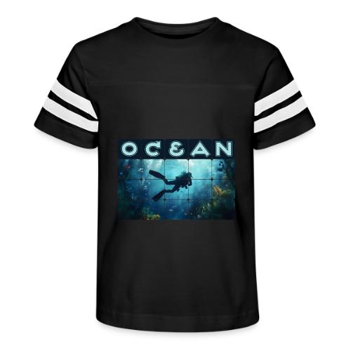Ocean: Beneath the Blue - Kid's Football Tee