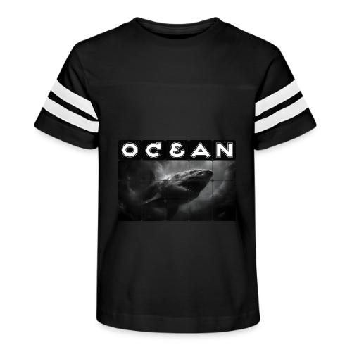 Ocean: Abyssal Terror - Kid's Football Tee