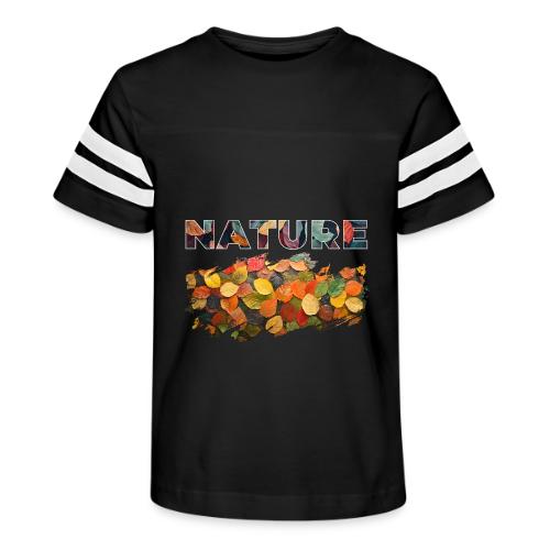 Brushed by Nature - Kid's Football Tee
