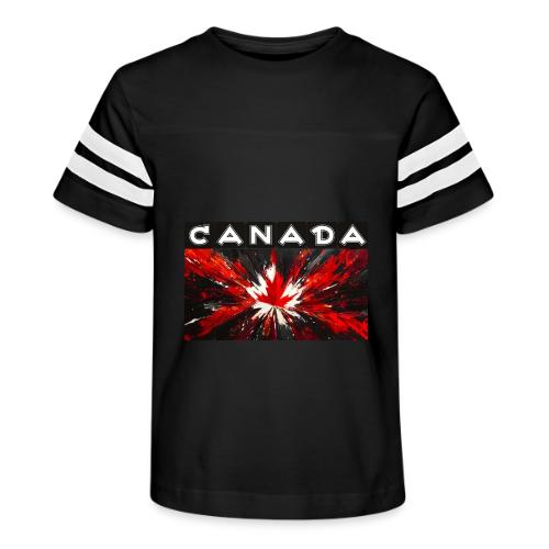 Canada Splash - Kid's Football Tee