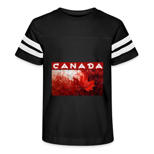 Canada Painted Pride - Kid's Football Tee