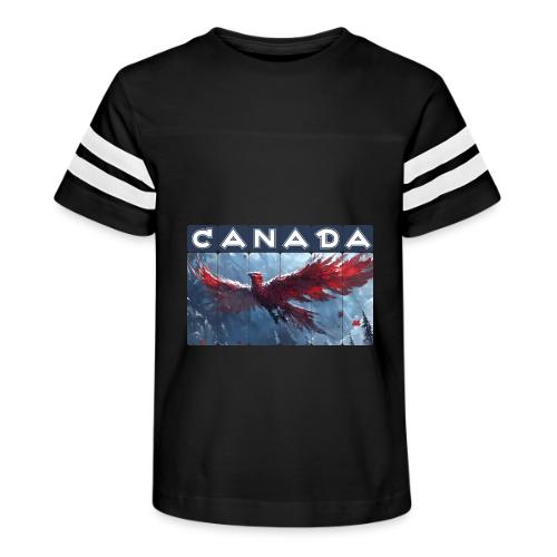 Canada Rising - Kid's Football Tee