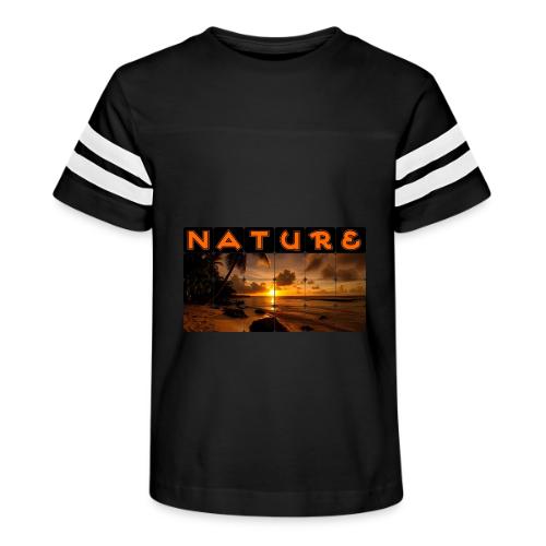 Nature: Golden Hour Escape - Kid's Football Tee