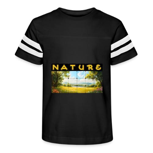 Nature: Summer Fields - Kid's Football Tee