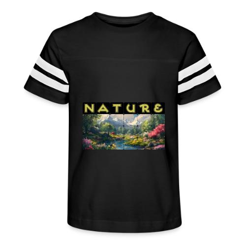 Nature: Spring Awakening - Kid's Football Tee