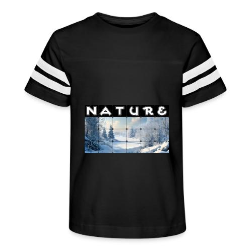 Nature: Frozen Horizon - Kid's Football Tee