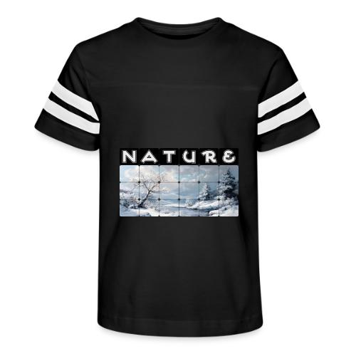 Nature: Winter Embrace - Kid's Football Tee
