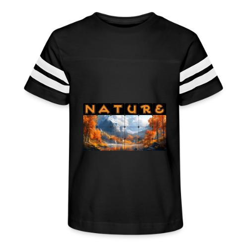 Nature: Golden Autumn Escape - Kid's Football Tee