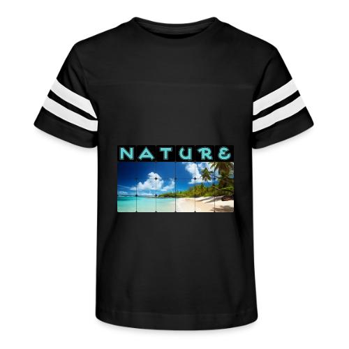 Nature: Island Bliss - Kid's Football Tee