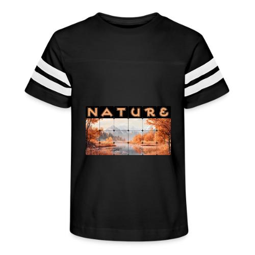 Nature: Autumn Glow - Kid's Football Tee