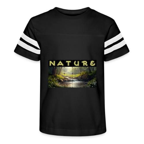 Nature: Verdant Bloom - Kid's Football Tee