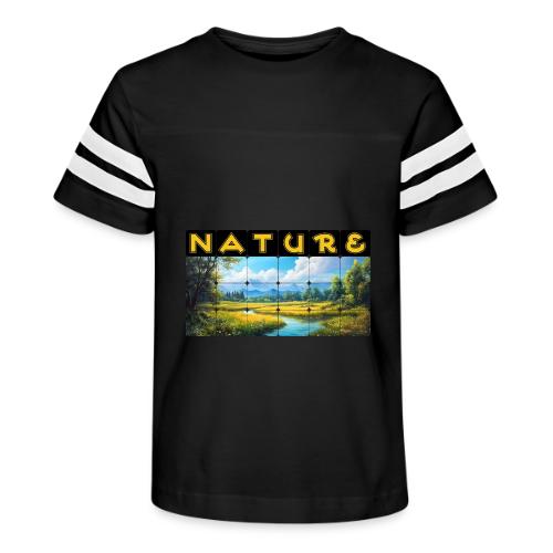 Nature: Season of Bloom - Kid's Football Tee