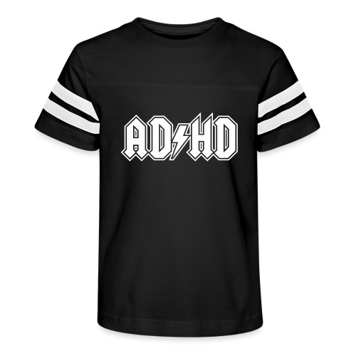 ADHD ACDC Logo. Funny ADD Awareness - Kid's Vintage Sports T-Shirt