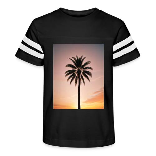 palm peace - Kid's Football Tee