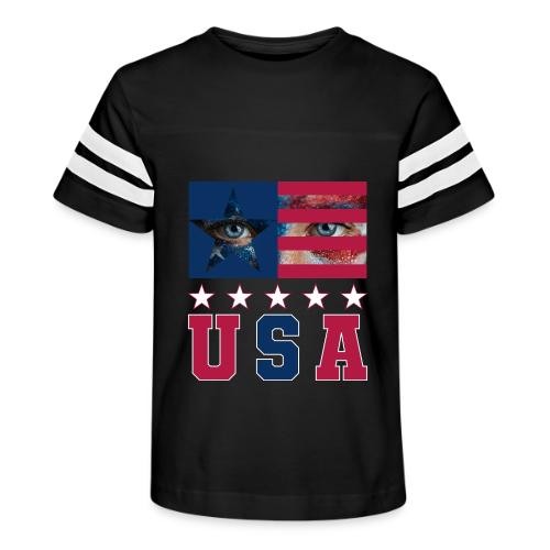 Stars and Vision USA - Kid's Football Tee