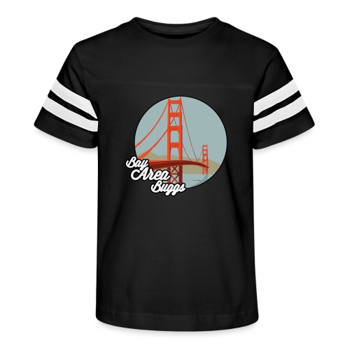 Bay Area Buggs Bridge Design - Kid's Football Tee