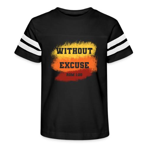 Without Excuse - Romans 1:20 - Kid's Football Tee