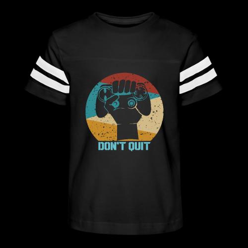 Don't Quit (Gaming Fist) - Kid's Football Tee