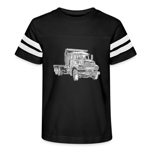 Flatbed Truck - Kid's Football Tee