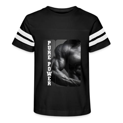 Bodybuilding: Pure Power - Kid's Football Tee