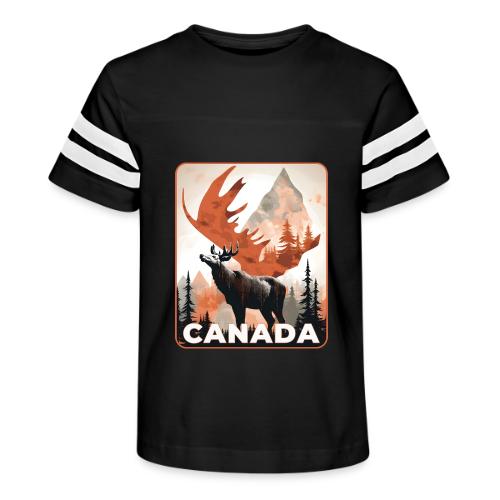 Canada Wild Spirit - Kid's Football Tee