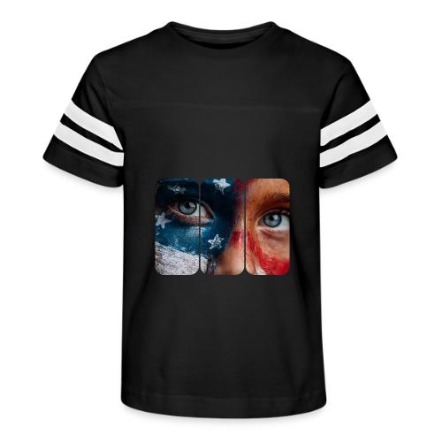 USA: Star-Spangled Glance - Kid's Football Tee