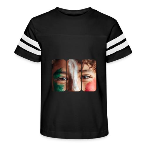 Mexico: Three Stripes of Pride - Kid's Football Tee