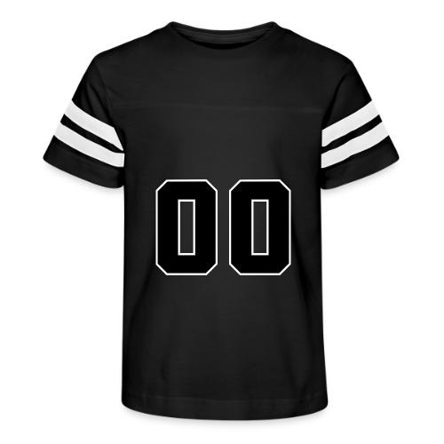 Varsity 00 Athletic Number Design - Kid's Football Tee