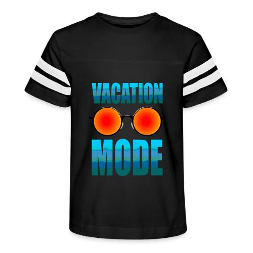 Vacation mode: Ocean Vibes On - Kid's Football Tee