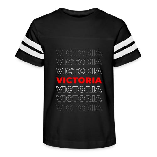 Victoria Vibe - Kid's Football Tee