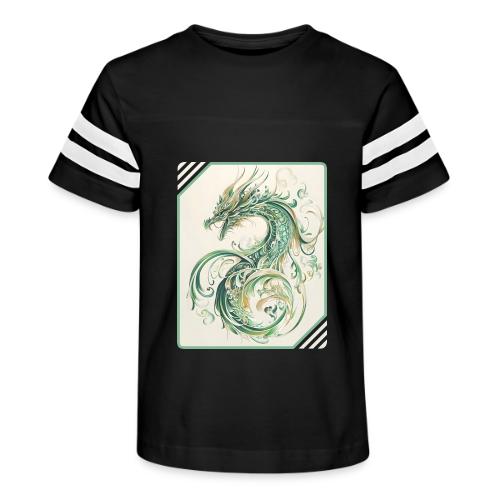 Brush of the Dragon - Kid's Football Tee