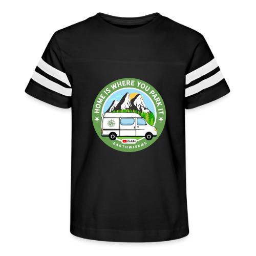 Van Home Travel / La maison est l’endroit où vous la garez / Van - T-shirt Football pour enfants