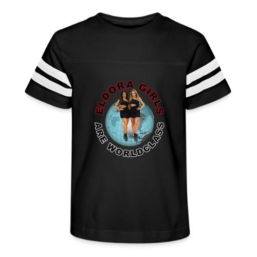 Eldora Girls Are Worldclass - Kid's Football Tee