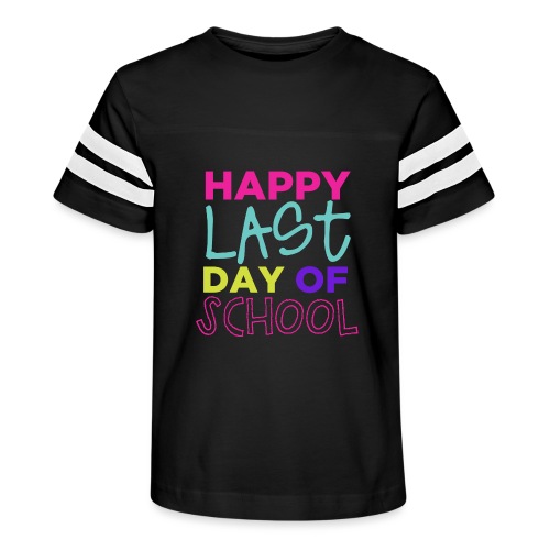 Happy Last Day of School Fun Teacher T-Shirts - Kid's Vintage Sports T-Shirt