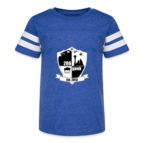 206geek podcast - Kid's Vintage Sports T-Shirt