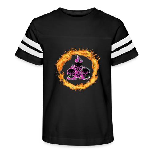 revamped logo - Kid's Football Tee
