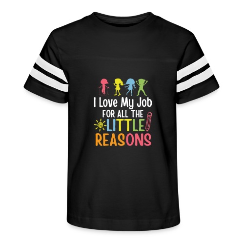 I Love My Job For All The Little Reasons - Kid's Football Tee