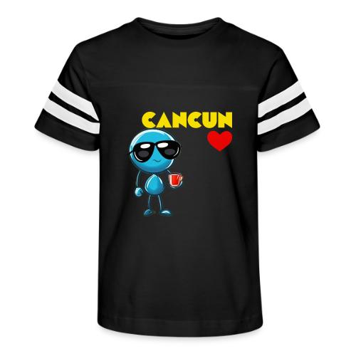 Smoon City_Cancun - Kid's Football Tee
