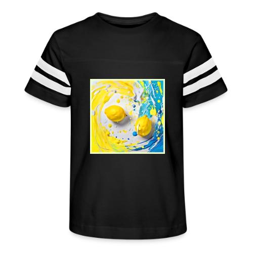 Lemons in a Splash - Kid's Football Tee