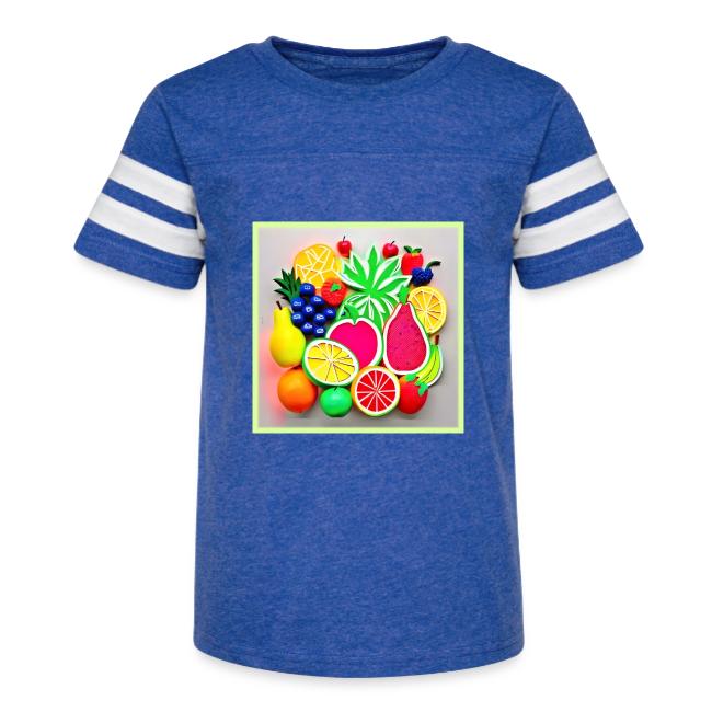 Colorful Fruit Pop Art